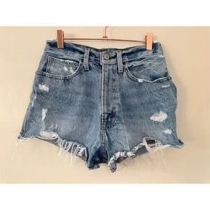 Abercrombie & Fitch Blue Jean Shorts